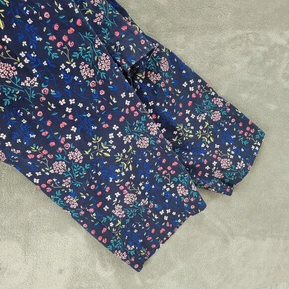 Talbots Multicolor Floral Print Capris - Picture 4 of 9